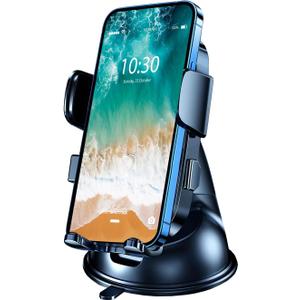 Boat Phone Holder, Suction Cup Boat Cell Phone Mount Marine Dashboard Universal Desk Waterproof Heavy Duty Holder for Boating Kayak Sailing Marine Marina for iPhone Samsung Google All Smartphones