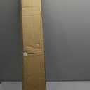 LazBlinds No Tools No Drill Cordless Bamboo Roman Shades, Privacy Window Treatment, Roll Up Bamboo Blinds for Windows 42'' W x 64'' H, Natural