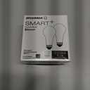 Sylvania Smart+ Bluetooth Mesh 60W Equivalent A19 LED Light Bulb, Full Color and Dimmable White, Compatible with Alexa, 2 Pack