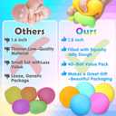 40Pcs Stress Balls-Squishy Stress Balls Bulk-Treasure Box Toys-Fidgets Prizes Bulk-Sensory Balls-Stress Balls for Adults -Classroom Prize-Goodie Bag Stuffers, Sensory Toys (40pack Stress Balls)