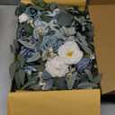Faux Flower Swag Set of 2 for Wedding Welcome Signs Floral Swag Wedding Reception Ceremony Signs Decor (Blue)