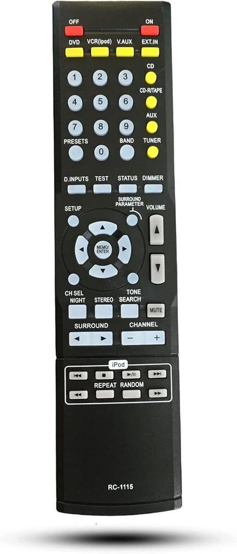Replacement Remote Control Compatible for denon AV Receiver RC-920 RC-940 RC-941 RC-973 RC-979 RC-1016 RC-1030