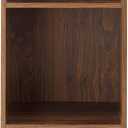 Whitmor 3 Cube Bookcase Storage Organizer, 3 Tier Stackable MDF Bookshelf, Open Storage Display Bookshelf, Storage Cabinet for Living Room, Bedroom, Home, Office, 12.2" L x 11.7" W x 35.6" H, Walnut, 3 Cube, 12.7"L x 11.7"W x 35.5"H