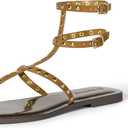 The Drop Women's Casper Gladiator Thong Ankle Sandal, (Size 9)