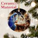 Christian Gifts: Nativity Scene Christmas Ornaments | Christian & Religious Holiday Ornament (Christmas Decorations), Holy Family Decor, Religious Gift, Baptism Gift & Unique Faith Festival Gifts