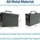 HARDROCK Metal Ammo Can, Ammo Box