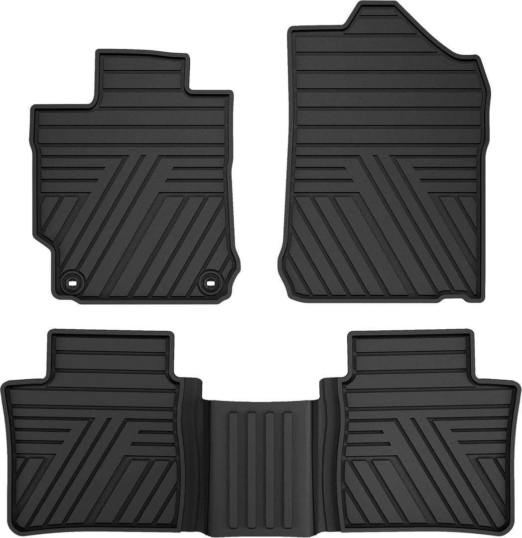 All Weather Rubber Floor Mats Custom Fit for Toyota Camry 2012-2017