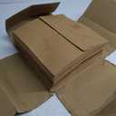 PAICUIKE 100 Pcs 11x6x11 Die Cut Tote Brown Paper Bags with Handle Bulk, Kraft Paper Grocery/Takeout Bags for Restaurant, Bakery, Retail