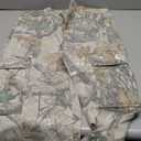LaurelTree Camo Cargo Pants Straight Wide Leg Trousers Jeans Joggers Sweatpants with Pockets Stretch Fabric Woman Man L
