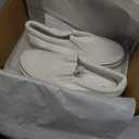 Low Top Slip on Casual Canvas Shoes for Women,Comfortable Lightweight Classic Fashion Sneakers Popular 2026, Zapatillas Casual De Lona De Moda para Hombre Y Mujer (9, White)