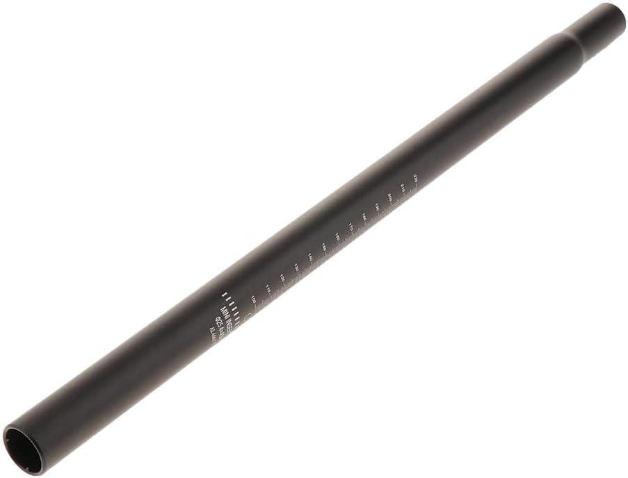 Weight Aluminum Alloy 25.4mm Seatpost -, Easy Installation - Perfect for Mountain and Road Bikes - Black Color - Includes Bike Pillar Seat Post - Cycling Gear Accessori (450MM)