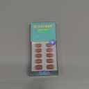 BTArtbox Press On Nails Short - Taro Nude Squoval Fall Press On Nails with Glue for Women, Opaque Soft Gel Glue On Nails in 15 Sizes - 30 Stick On Nails Kit, Clay Kiss