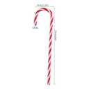 Jmkcoz 30Pcs Christmas Plastic Candy Cane Christmas Tree Hanging Ornament Twisted Crutch Candy Canes for Xmas Gift Holiday Decoration Party Favor (Red and White, 30)