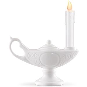 Teenyyou 1 Pc Nurse Graduation Lamp Nursing Lamp for Pinning Ceremony Battery Powered Nightingale Lamps Nurse Week Gift LED Candle (Batteries Not Included) (Full White,Small)