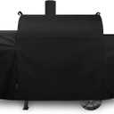 Grill Cover for Oklahoma Joe's Longhorn Combo Grill, Heavy Duty Waterproof Oklahoma Joe's Longhorn Combo Charcoal Gas Smoker BBQ Covers