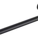 GERZ Contemporary 12-Inch Towel Bar Bath Hand Towel Holder SUS 304 Stainless Steel Wall Mounted Bathroom Organizer Matte Black AG1101C30.5-BK
