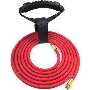 0386-1090 AH-12 Air Acetylene Turbo Torch Hose with Lashing Strap, 12FT, "A" Fitting, Replacement Welding Hose Compatible with TurboTorch AR-B/AR-MC Regulators, G4/PLF-A Handles, B/MC Tanks