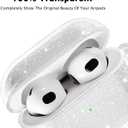 2 x KOREDA Compatible with AirPods 3 2021 3rd Generation Case Cover, Soft Clear TPU Transparent Protective Case with Keychain for AirPod 3, Not Compatible with AirPods Pro 3 2025 and AirPods 4 2024