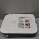 Foldable Cat Litter Box, Fully Enclosed Litter Box with Lid, Covered Kitty Kitten Litter Boxes Enclosure with Scoop, Odor Control, Easy to Clean, 3 Modes for Cat up to 12 lbs (White & Grey)