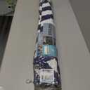 Blissun 7.5 ft Patio Umbrella, Yard Umbrella, Outdoor Market Umbrella with Push Button Tilt Crank (Blue&White)