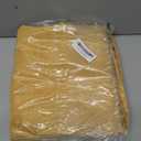 BTTN Gold Fabric Shower Curtain - Linen Textured Weighted Cloth Shower Curtain Set with 12 Plastic Hook, Machine Washable, Modern Hotel Spa Luxury, Decorative Neutral Bath Curtains for Bathroom, 72x72