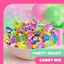 Assorted Party Candy - 2 Pound Pack - Candy for Goodie Bags & Holiday Buffets - Party Favors Individually Wrapped - Jelly Beans, Gum, Lollipops & Gummies (EXP 10/23/27)