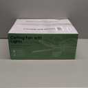 Ceiling Fans with Lights and Remote/APP Control, 45 Inch Low Profile Tropical Ceiling Fan for Living Room Bedroom, Outdoor Flush Mount Palm Leaf Ceiling Fan for Patios Porch, Wood Grain