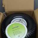 Parts Camp 15x6.00-6nhs Lawn Mower Tires and Wheels with 3/4" Bushing and 3" Centered Hub, Rubber Pneumatic Tire for Husqvarna Craftsman Riding Mowers (2 Packs)