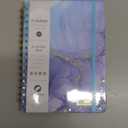 2026 Planner, A5 Weekly and Monthly Planners with Tabs, Spiral Bound Daily Calendar 2026 Planner, Agenda Organizers from Jan. to Dec., Hardcover Habit Tracker Journal 6.18" x 8.5"(Blue Marble)