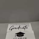 Graduation Decal Sign for Backdrop - Congratulations Graduate Class of 2025 Decal for Balloon Arch Backdrop Grad Party Decorations Photo Props
