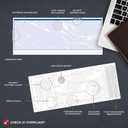 DocuGard Standard Blue Marble Top High Security Check Paper - Laser/Inkjet Printer Compatible - 11 Security Features - 500 Blank Business Checks