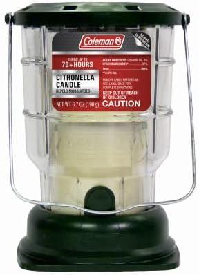 Coleman Repellents 77084 Citronella Candle Lantern, 50-Hr. Burn Time - Quantity 4