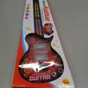 M SANMERSEN Kids Guitar Toddler Toys Guitar for Kids 3 4 5 Year Old Electric Musical Toy Guitars with 4 Strings Strap Light Up Boys Girls Gifts (Red)