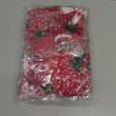 GORGECRAFT 4PCS Dining Room Chair Seat Covers Sweaters Socks Snowflakes Stretch Christmas Seat Cushion Slipcovers Red Removable Washable Elastic Ties Upholstered Chair Protector for Kitchen Office