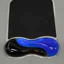 Kensington 62401 Duo Gel Wave Mouse Pad Wrist Rest, Blue (9.6L x 7.6W inches)