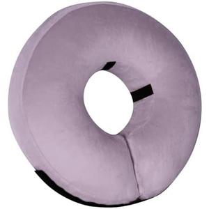 Tonqixope Inflatable Dog Cone Collar-Soft Protective Cone for Dogs After Surgery,Dog Donut Collar for Large Medium Small Dogs and Cats (Purple Gray,Large)