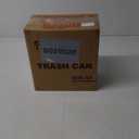 Cesun Small Bathroom Trash Can with Lid Soft Close, Step Pedal, 6 Liter / 1.6 Gallon Stainless Steel Garbage Can with Removable Inner Bucket, Anti-Fingerprint Finish (Matt Black)