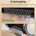 4-in-1 Cat Brush for Shedding, Undercoat Dog Grooming Rake for Deshedding Dematting, Hair Removal Comb Brush for Long & Short Haired Indoor Pets