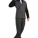 Men's Roaring 20's Pinstripe Suit Gangster Costume, Medium