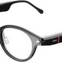 SOLOS Smart Glasses AirGo 3 Argon 8 | Shiny Black | Powered by ChatGPT | Stereo Speakers | Blue Light Blocking | Bluetooth | USB C Charging | Compatible with iOS and Android