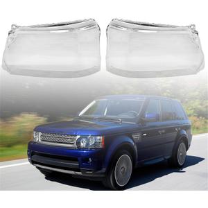 LABLT A Pair of Headlights Lens Cover Lampshade Replacement for Rover Range Rover Sport 2010-2013 (Passenger and Driver Side)