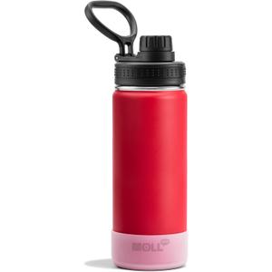 Insulated Water Bottle-18 oz Stainless Steel Vacuum Wide Mouth Sports Flask with Silicone Boot-Reusable Metal Leak Proof Travel Water Bottle for Girls Boys, BPA-Free(Canyon Red) Insulated Water Bottle-18 oz Stainless Steel Vacuum Wide Mouth Sports Flask with Silicone Boot-Reusable Metal Leak Proof Travel Water Bottle for Girls Boys, BPA-Free(Canyon Red)