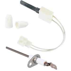Copkim 025-32625-000 Furnace Hot Surface Ignitor Direct Replacement 025-37499-000 Gas Furnace Flame Sensor Compatible with York Evcon Luxaire Replaces 025-32625-000, 025-31801-000