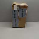 Elegant Designs LT1050-AQU Buoy Rope Nautical Netted Coastal Ocean Sea Glass Table Lamp with White Fabric Shade, Aqua