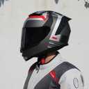 Full Face Motorcycle Helmet,Helmets for Adults Motorcycle, MG611 Motorbike Racing Street Bike Helmets with Black Visor for Men Women,DOT Approved (Matte Gray Cloud, M)
