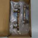 10 Pack 3 Inch Antique Brass Cabinet Pulls Vintage Brass Cabinet Handles Brass Hardware for Kitchen Cabinets 2510 Drawer Dresser Cupboard Bedroom Bathroom