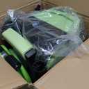 Electric Pressure Washer 5000 PSI,2.8 GPM Power Washer with Foam Cannon,Portable Cleaner with 33ft Hose Reel,4 Nozzle Tips,and Soap Bottle for Cars/Home/Driveways/Patios/Decks/Fences(Green)