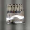 Zebra Pen Sarasa Clip Retractable Gel Pen, 0.5mm Fine Point, Light and Dark Assorted Colors, Ideal for Teacher Gifts, School Supplies and Office Supplies, 10-Pack (47510) (Neutral Vintage C)