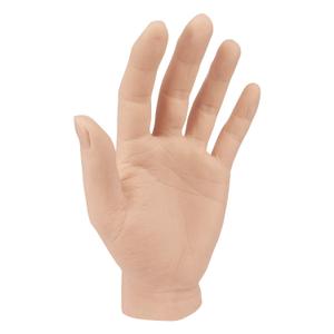 Medarchitect Silicone Fake Hand Tattoo Practice Hand, Life Sized Fake Skin Model - Durable Ideal for Tattoo Training Education Beginners and Pros to Practice Tattoo Skills (Man Left Hand)