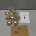 Hanna Roberts Gold Table Number Cards Stands Modern Cursive Table Number for Wedding Reception Anniversary Party Restaurant, Events Party, 4" x 6" (Set of 10, 110, Gold)